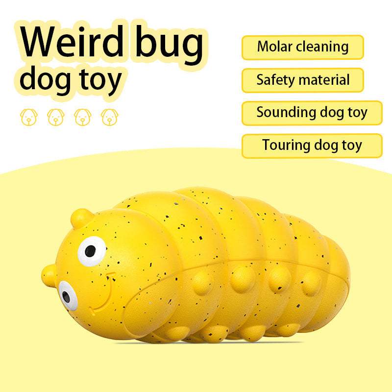 New Teething Dog With A Weird Barking Bug Pet Toys