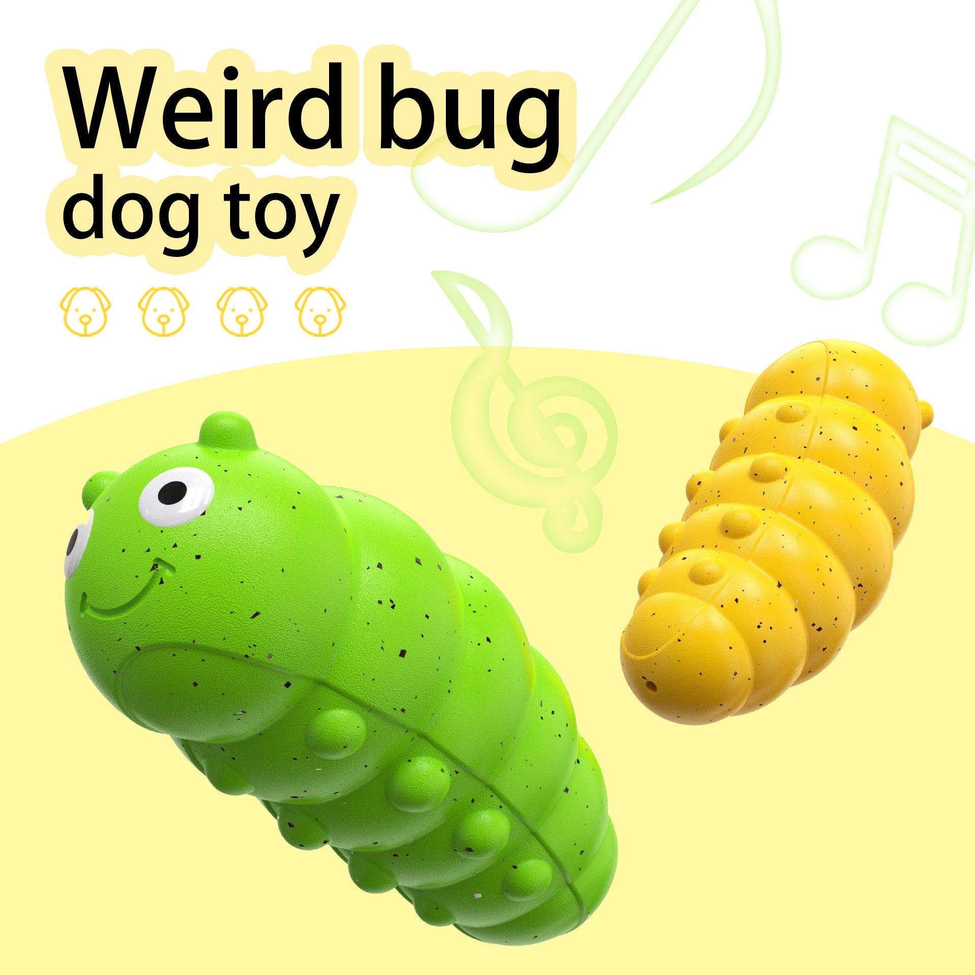 New Teething Dog With A Weird Barking Bug Pet Toys