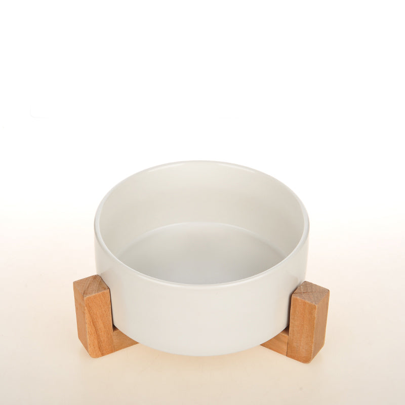 Pet Cervical Vertebra Double Bowl