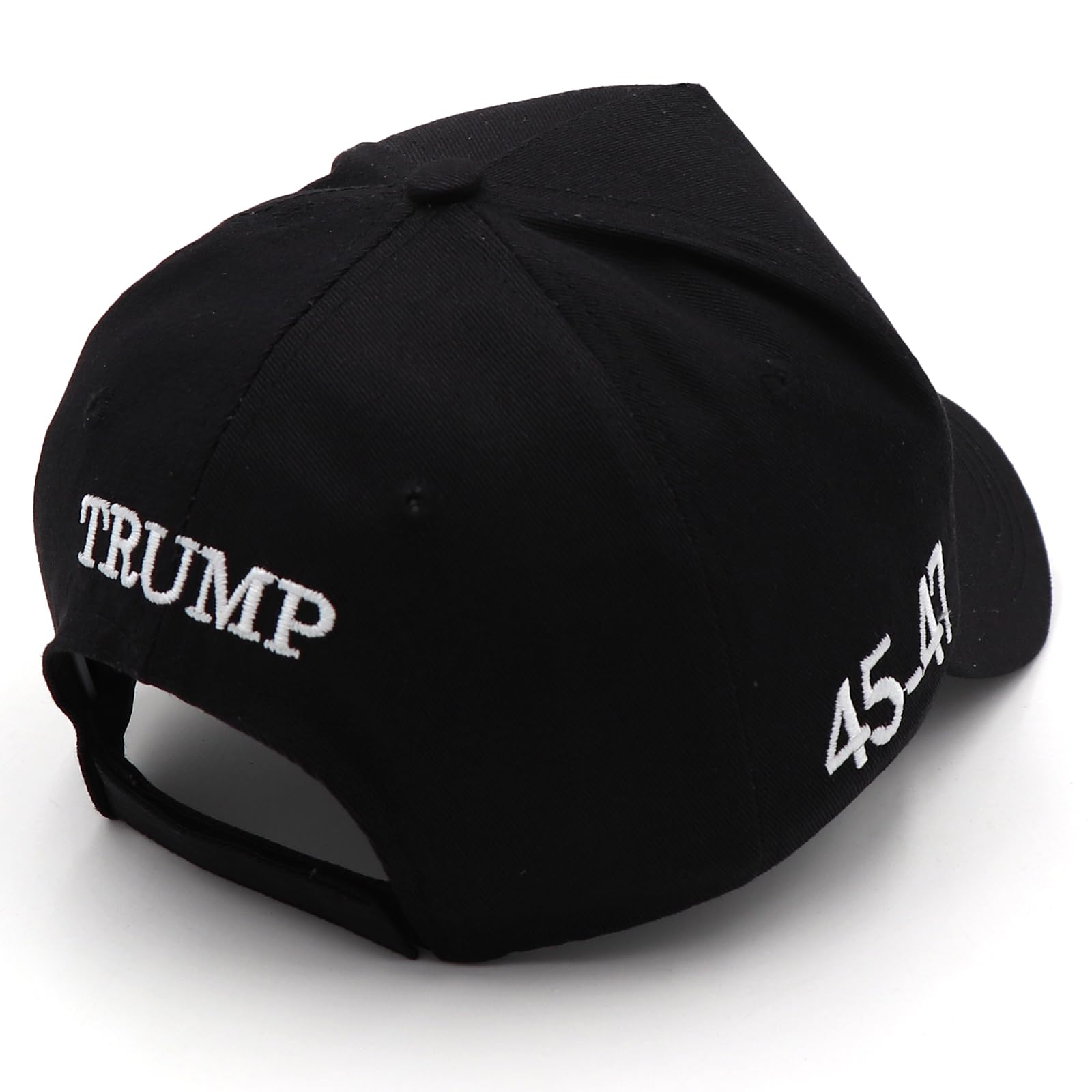 Trump 2024 45-47 Flag Hat Donald Trump Hat 3D USA Embroidery Adjustable Baseball Cap