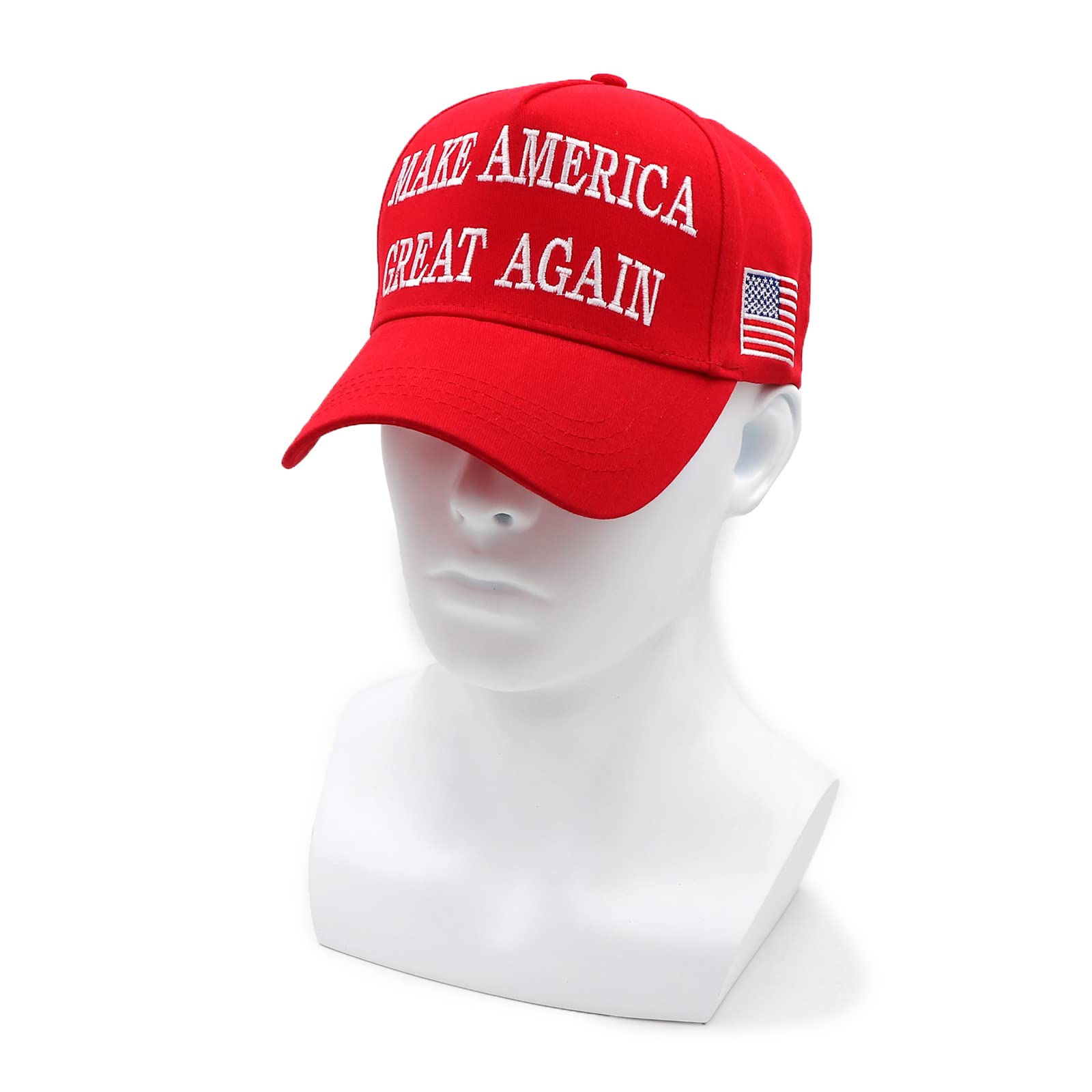 Trump 2024 45-47 Flag Hat Donald Trump Hat 3D USA Embroidery Adjustable Baseball Cap