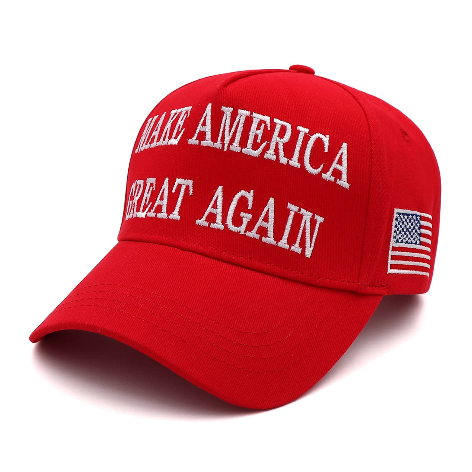 Trump 2024 45-47 Flag Hat Donald Trump Hat 3D USA Embroidery Adjustable Baseball Cap