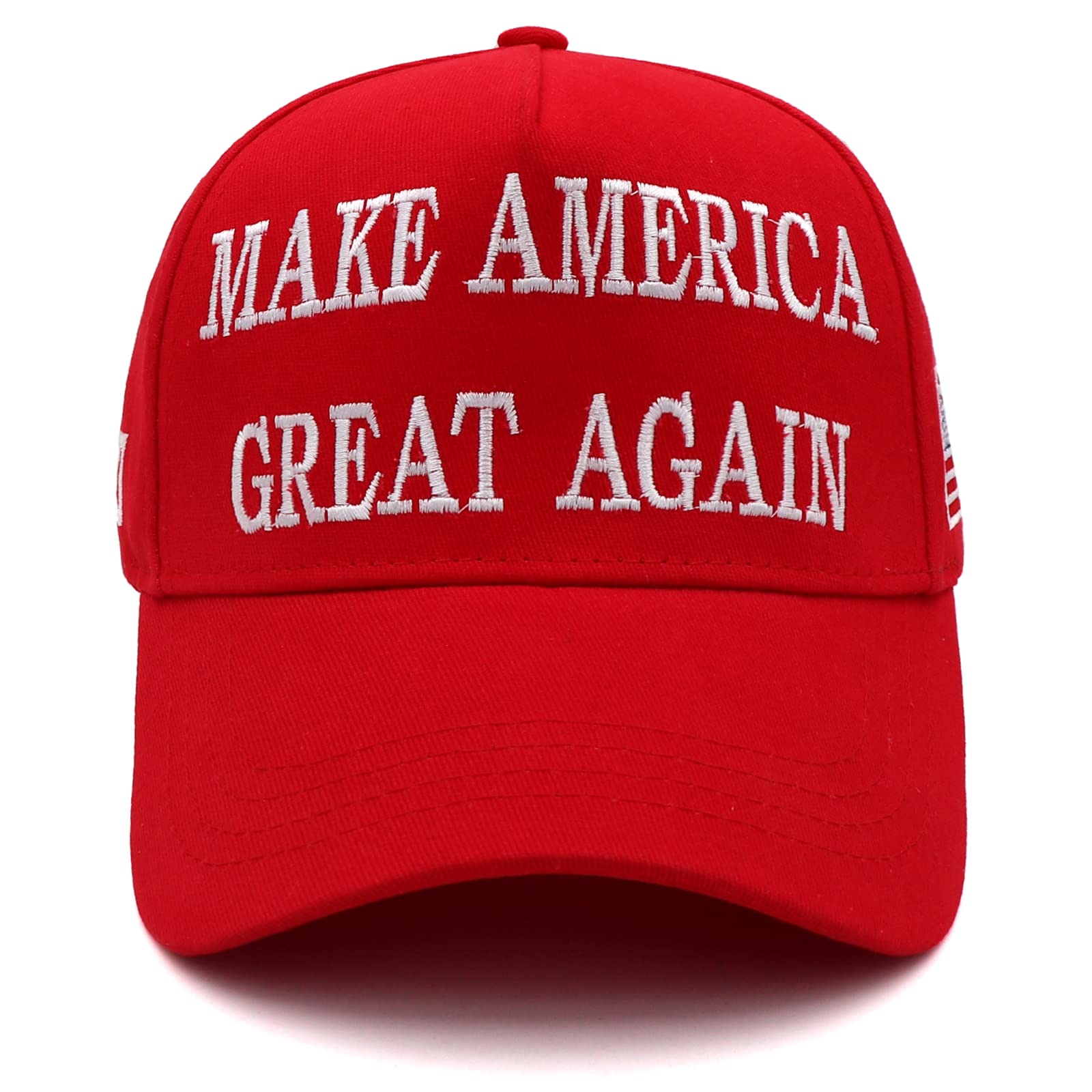 Trump 2024 45-47 Flag Hat Donald Trump Hat 3D USA Embroidery Adjustable Baseball Cap