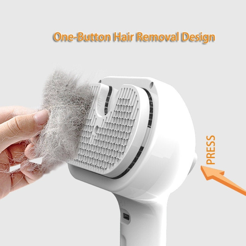 Pet Comb Self Cleaning Hair Remover Brush