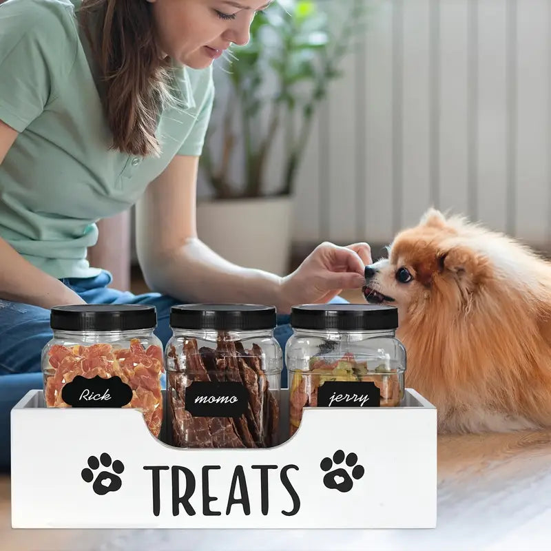 Farmhouse Dog Food & Treat Storage Set