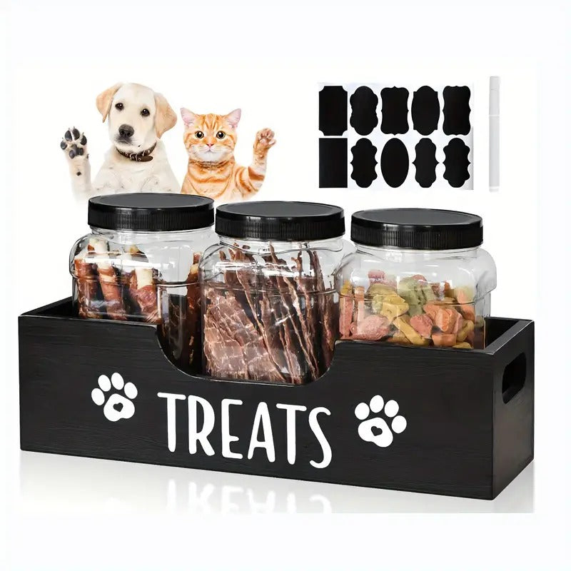 Farmhouse Dog Food & Treat Storage Set