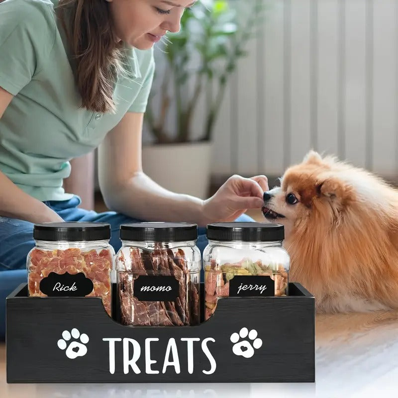 Farmhouse Dog Food & Treat Storage Set